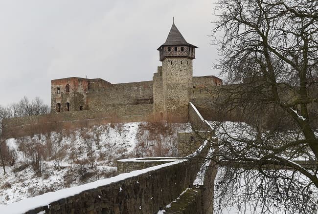 Středověký hrad Helfštýn.