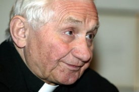 Papežův bratr Georg Ratzinger.