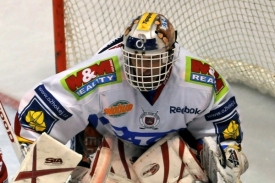 Dominik Hašek v pardubickém dresu.