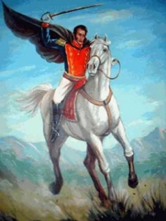 Simon Bolívar - nejznámější bojovník za nezávilost LA.