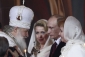 Ruský patriarcha Kirill v rozhovoru s Putinem. 