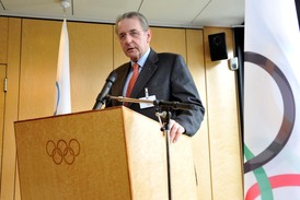 Prezident Mezinárodního olympijského výboru Jacques Rogge.