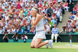 Tenistka Petra Kvitová, vítězka Wimbledonu.