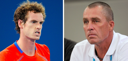 Zleva Andy Murray a Ivan Lendl. Parťáci.