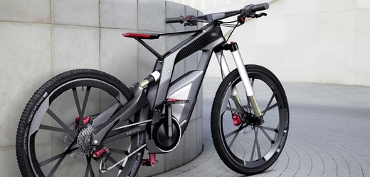 Koncept elektrického bicyklu Audi e-bike.