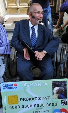 Předseda Národní rady osob se zdravotním postižením Václav Krása.