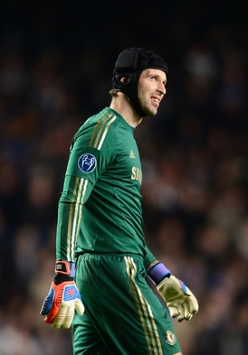 Brankář londýnské Chelsea Petr Čech.