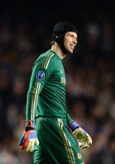 Brankář londýnské Chelsea Petr Čech.