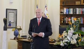 Prezident Václav Klaus.