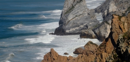Nejzápadnější pevninský výběžek Portugalska, mys Roca.