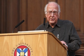 Britský fyzik Peter Higgs.