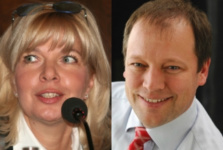 Zuzana Ťapáková a Matthias Settele.