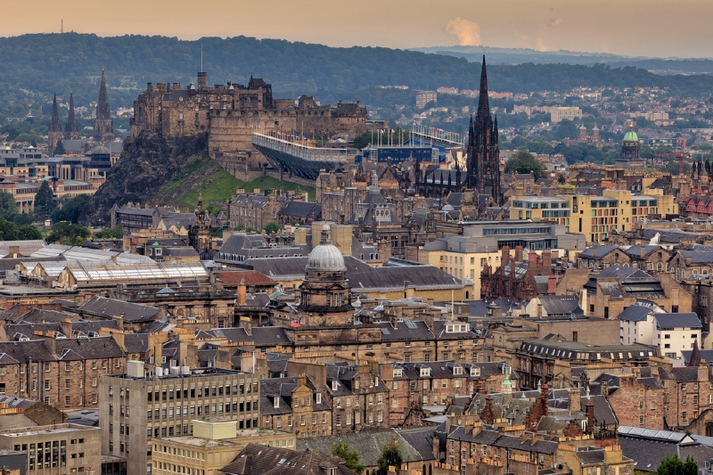 Edinburghský hrad, Skotsko. (35 737 m2) (Foto: Shutterstock.com)