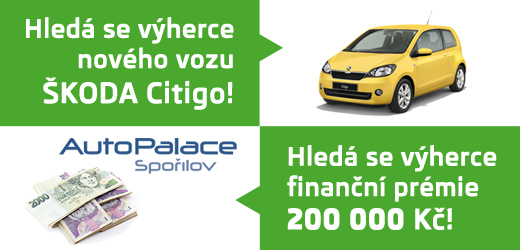 Vyhrajte 200000 Kč nebo nový vůz ŠKODA Citigo!