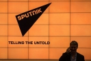 Logo nového ruského zpravodajství Sputnik.