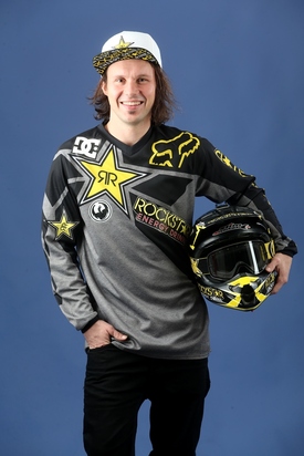 Freestyle motocrossař Libor Podmol.