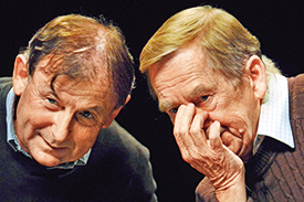 Michael Žantovský a Václav Havel.