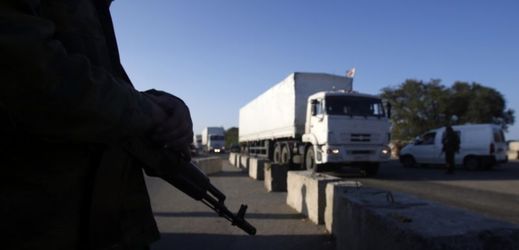 Tranzitní doprava na Ukrajině je pro ruské kamiony pozastavena (ilustrační foto).