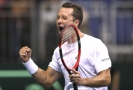 Philipp Kohlschreiber nastoupí po vítězné páteční dvouhře i do čtyřhry.