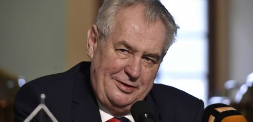 Prezident republiky Miloš Zeman.