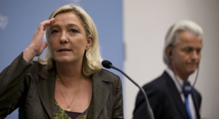 Marine Le Penová a Geert Wilders.