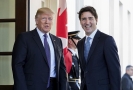 Americký prezident Donald Trump (vlevo) a kanadský premiér Justin Trudeau.