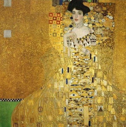 Finančně nejvíce ceněný obraz Gustava Klimta Portrét Adély Blochové-Bauerové I, zvaný též Dáma ve zlatém.