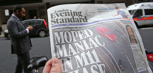 List Evening Standard má nového šéfredaktora - bývalého britského ministra. 