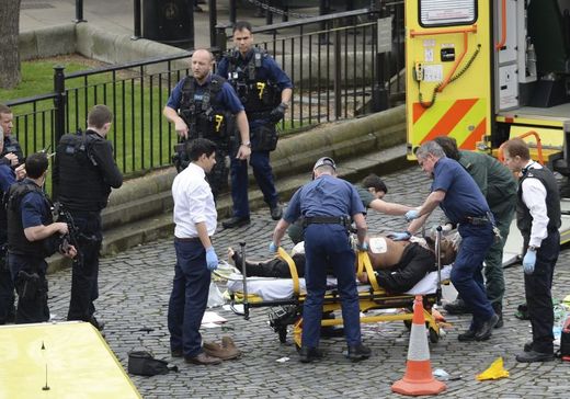 Údajný pachatel útoku v Londýně.