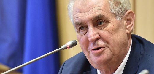 Prezident Miloš Zeman.