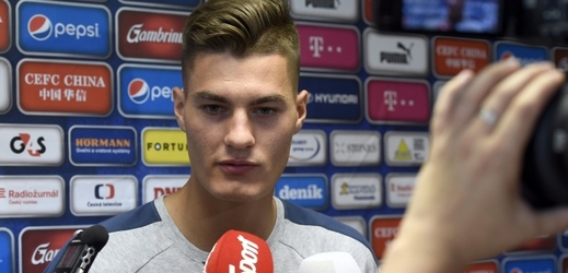 Fotbalista Patrik Schick. 