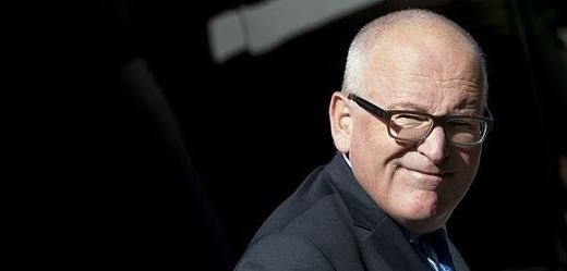 Místopředseda unijní exekutivy Frans Timmermans.