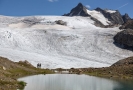 Švýcarský ledovec Silvretta.