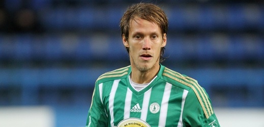 Fotbalista Bohemians Michal Švec. 