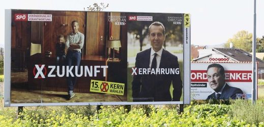 Volební billboard sociálních demokratů.