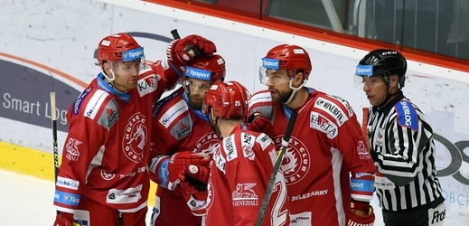 Třinečtí hokejisté prohráli na domácím ledě Hradci Králové 0:3 (ilustrační foto).