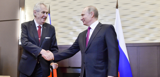 Miloš Zeman a Vladimír Putin.