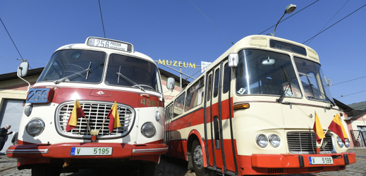 Snímek z Muzea MHD, Praha.