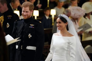 Novomanželé Harry a Meghan.