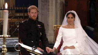 Novomanželé Harry a Meghan.