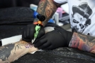 Mezinárodní festival piercingu a tetování Tattoo Convention na pražském výstavišti.