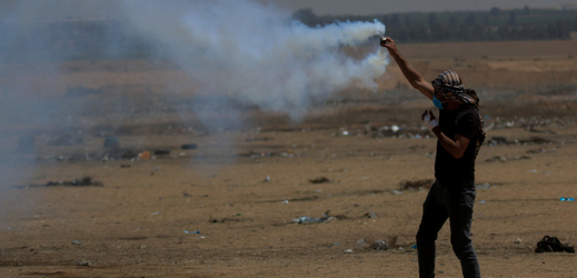 Protest Palestinců.