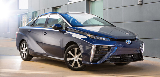 Toyota Mirai, vůz poháněný palivovými články.