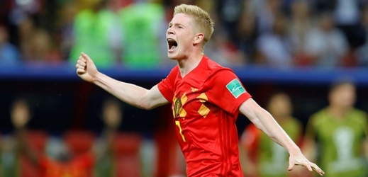 Belgický záložník Kevin De Bruyne dal nejdůležitější gól v národním dresu.