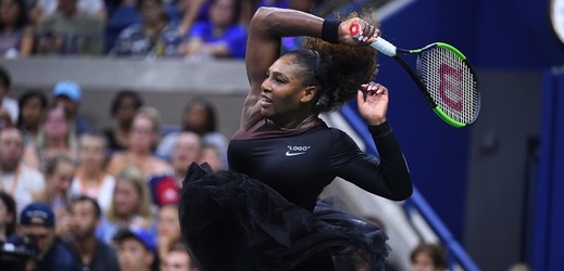 Serena Williams předvedla v prvním kole US Open skvělý výkon.