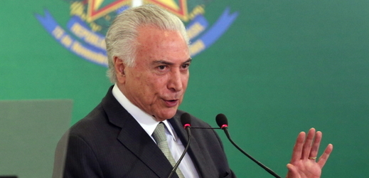 Brazilský prezident Michel Temer.