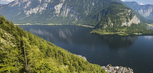 Halštatské jezero v Rakousku.