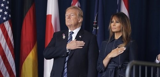 Trump se svou ženou Melanií uctili památku obětí 11. září.