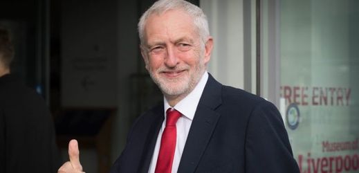 Jeremy Corbyn na výroční konferenci labouristů v Liverpoolu.