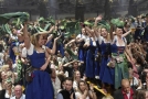 Mnichovský Oktoberfest.